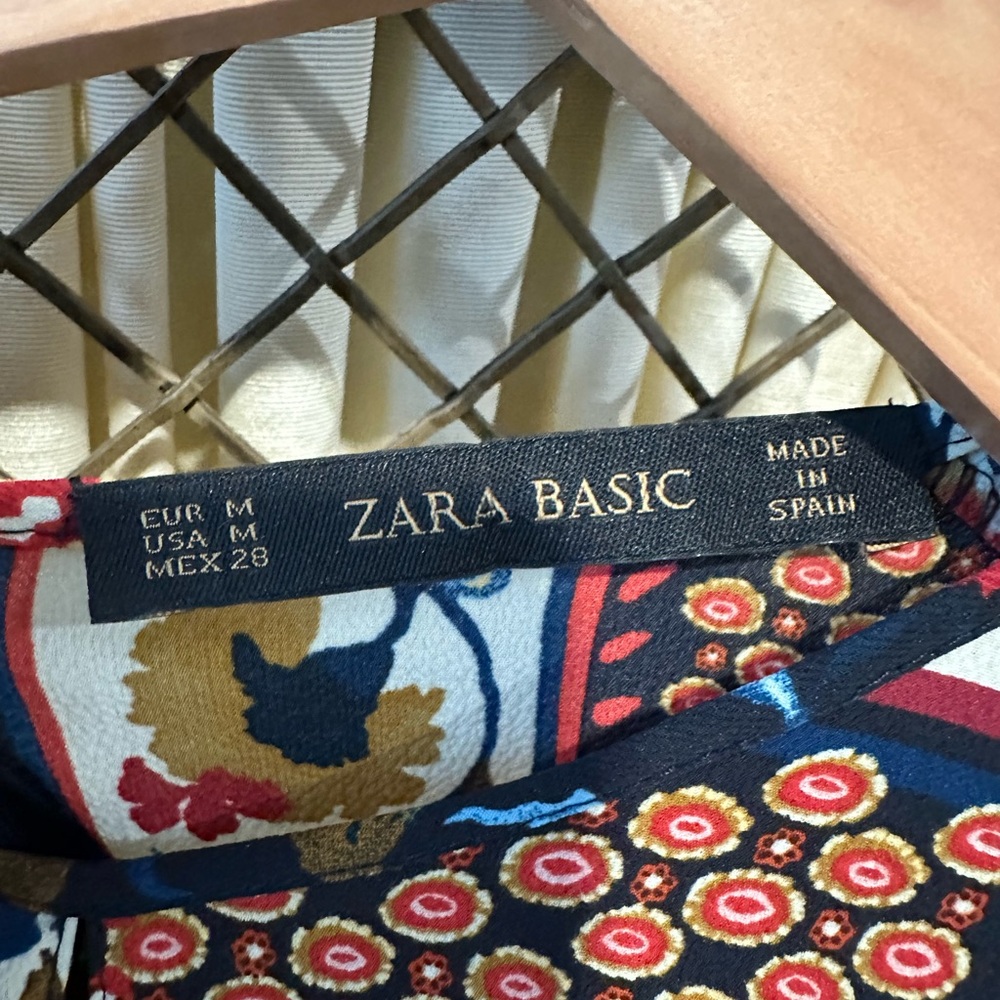 Zara Multicolor Patterned Dress - Picture 4 of 4
